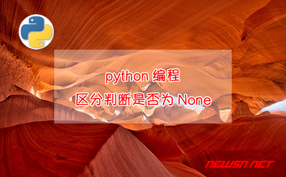 苏南大叔：python编程，如何区分判断一个变量是否为空值None？ - 区分是否为None