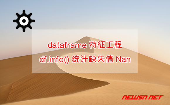 苏南大叔：dataframe特征工程，如何利用df.info()统计缺失值Nan？ - 缺失值统计